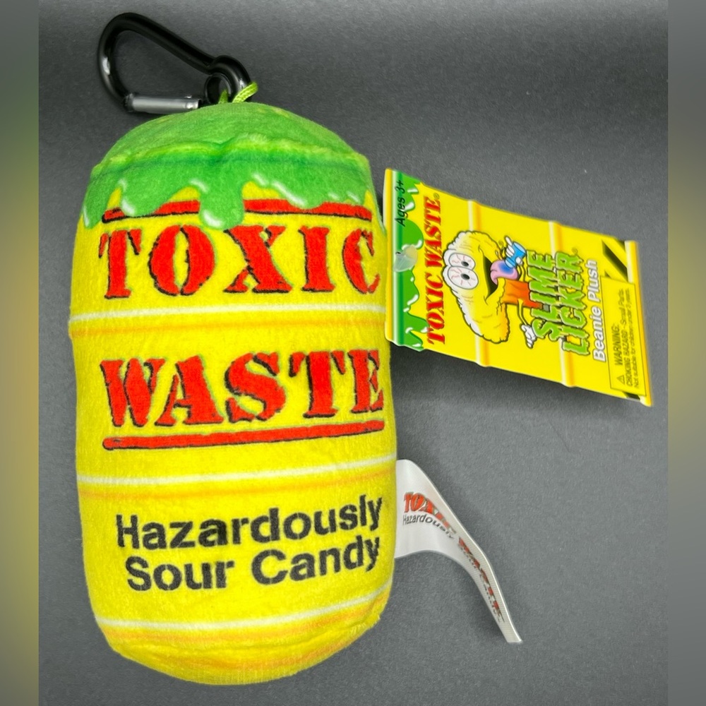 Toxic Waste Slime Licker Beanie Plush keychains - brand new!